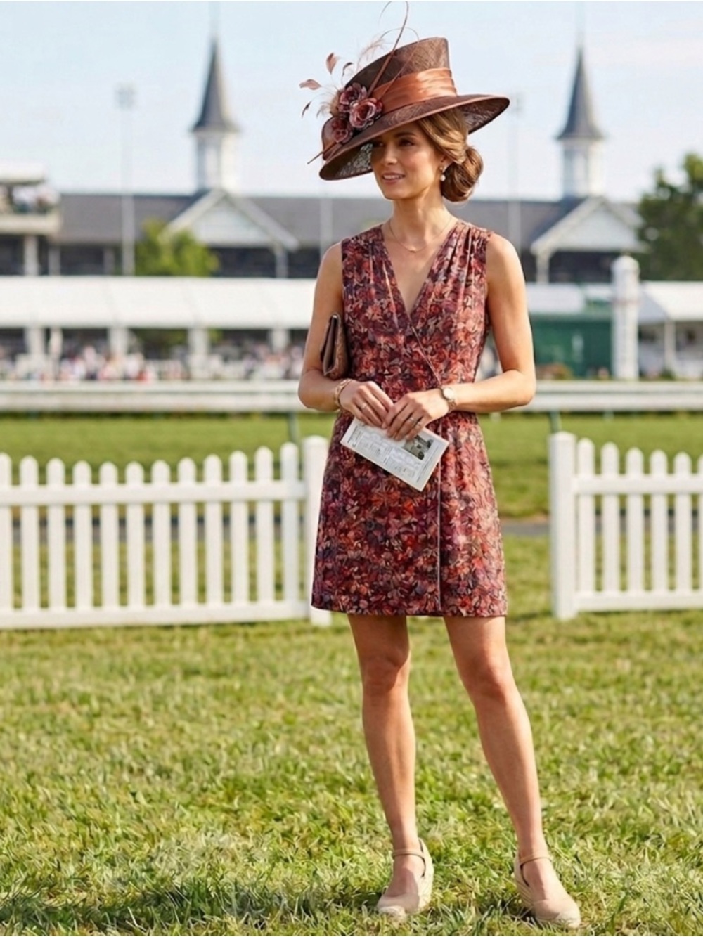 J Crew Floral Mini Wrap Dress Kentucky Derby Sleeveless boho whimsigoth hippie